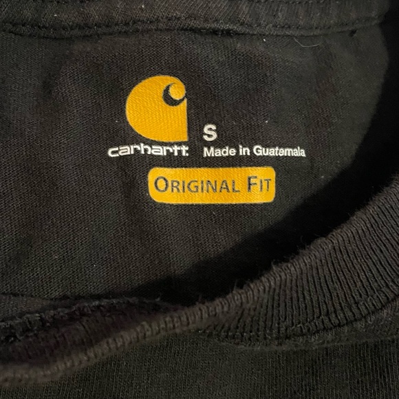 Men’s Carhartt Long Sleeve (Black) - Picture 3 of 3